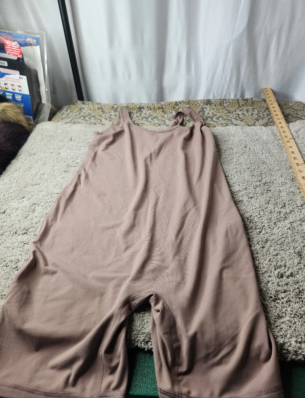 Women's Brown Unitard Maternity Bodysuit - Isabel & Ingrid - M